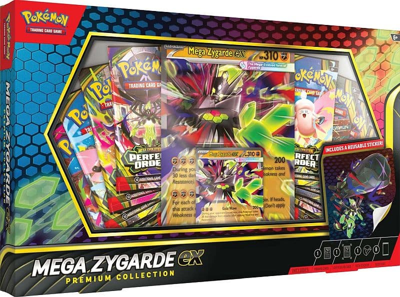 Pokemon ex Box: Mega Zygarde ex Premium Collection (8 Boosters)