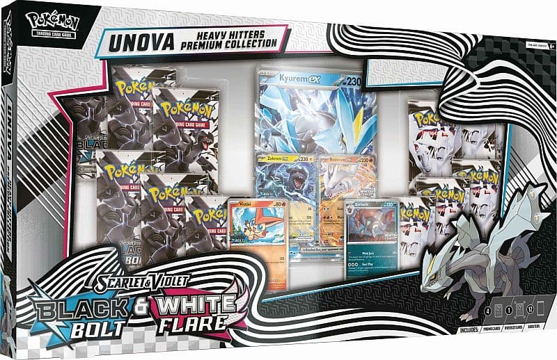 Pokemon Black Bolt & White Flare Unova Heavy Hitters Box