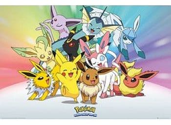 Pokémon - Poster/Plakat - Eeveelutions 91.5x61cm