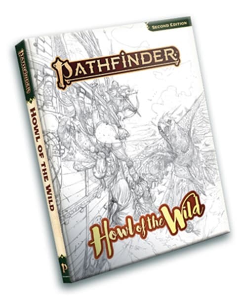 Pathfinder 2e Grundbog - Howl of the Wild (Sketch Edition) #PZO12005SK