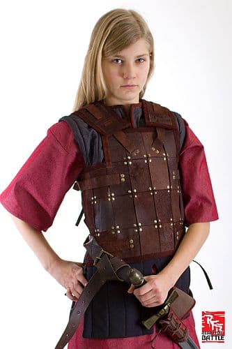 !Ready for Battle Fighter Leather Armour - Brown – Epic Armoury – Small – Live Rollespil
