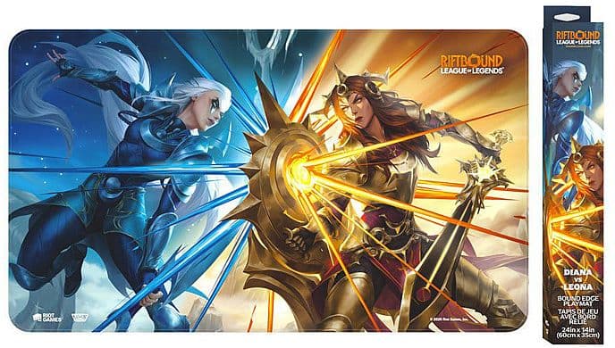 Spillemåtte (Playmat) - Riftbound: League of Legends TCG: Set 04: Vendetta #3: Diana vs Leona