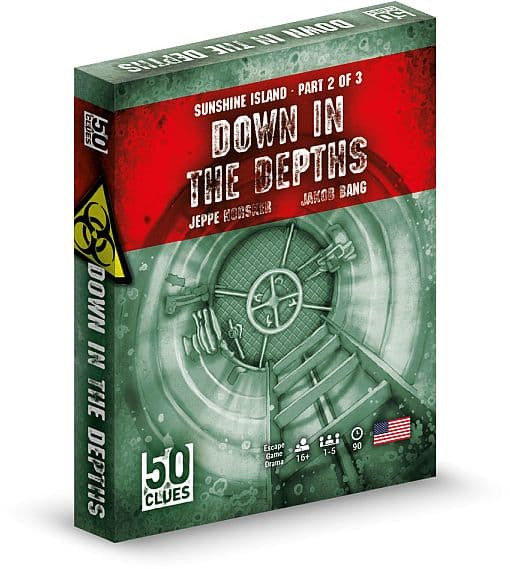 50 Clues: Down in the Depths (Sunshine Island 1/3) (Engelsk) - Card Game