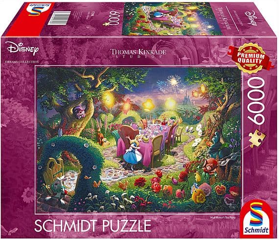 Schmidt Puzzle (Puslespil) - Disney - Thomas Kinkade: Mad Hatter’s Tea Party (6000 pieces)