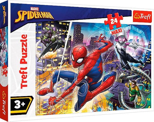 Trefl Puzzle (Puslespil) - Spider-man: Fearless Spider-Man (24 Maxi pieces)