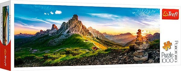 Trefl Puzzle (Puslespil) - Dolomites: Passo Di Giau - Panorama (1000 Pieces)