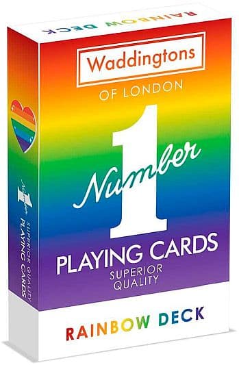 Waddingtons Number 1: Rainbow - Playing Cards (Spillekort)