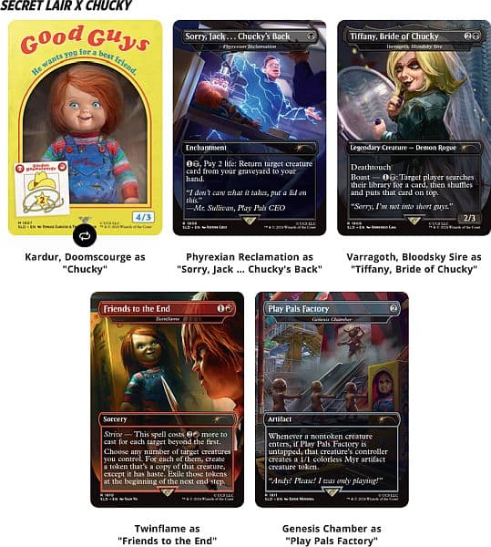 Secret Lair Drop Series (2024): Camp Totally Safe Superdrop: Secret Lair x Chucky (Foil)