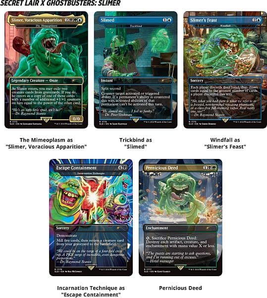 Secret Lair Drop Series (2024): Camp Totally Safe Superdrop: Secret Lair x Ghostbusters: Slimer (Foil)