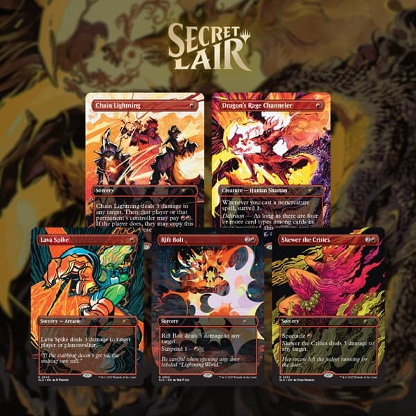 Secret Lair Drop Series (2025): The Ultimate Pencil Superdrop: EVERYTHING IS ON FIRE (Foil)