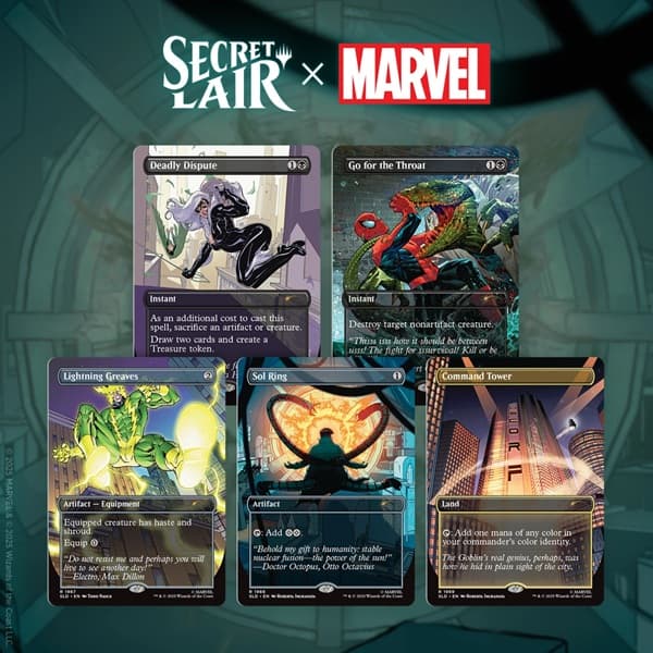 Secret Lair Drop Series (2025): Marvel's Spider-Man Superdrop: Secret Lair x Marvel's Spider-Man: Villainous Plots (Regular)