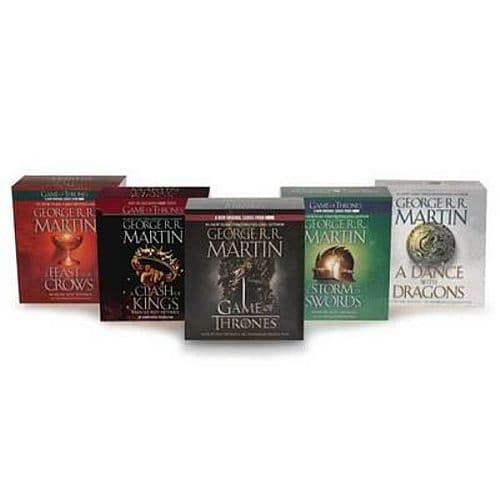 A Song of Ice and Fire: Audio Book bundle (Book 1-5) - 978-0-7393-5296-0 *Crazy tilbud*