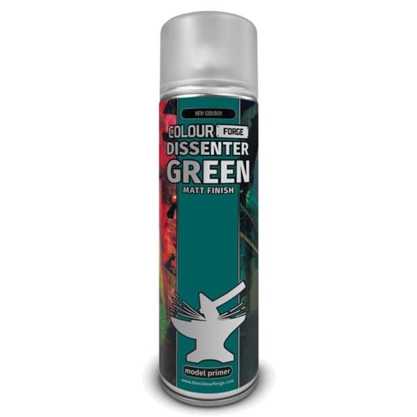 The Colour Forge Spray (Model Primer): Signature Series - Dissenter Green - 500ml