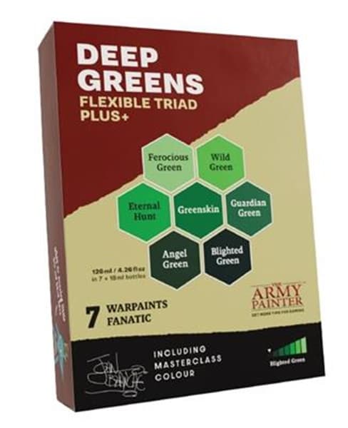 Army Painter - Warpaints Fanatic: Deep Greens Triad Plus+ - WP8088