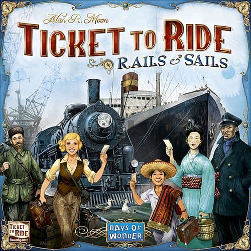Ticket to Ride - Dansk Grundspil - Rails & Sails (Skandinavisk Version)