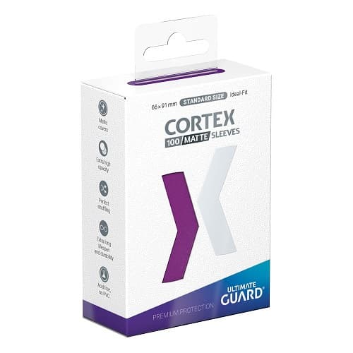 Ultimate Guard - Cortex Sleeves (Kortlommer) - Standard Size Matte Purple (100 Sleeves)