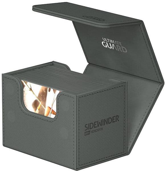 Ultimate Guard SideWinder Deck Case (Deck Box) 80+ Standard Size XenoSkin Monocolor Grey (Grå)