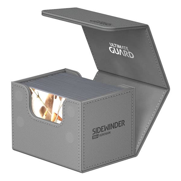 Ultimate Guard SideWinder Deck Case (Deck Box) 100+ Standard Size XenoSkin Monocolor Grey (Grå)