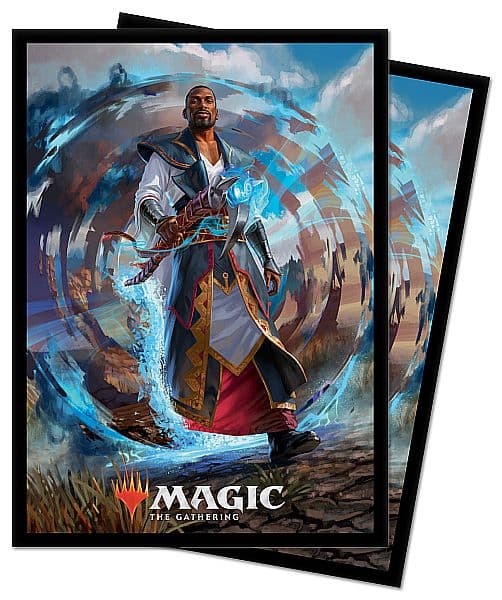 100 Lommer! Magic Core Set 2021 (M21): V2 - Teferi, Master of Time - Matte Deck Protector Sleeves - Ultra Pro #18361