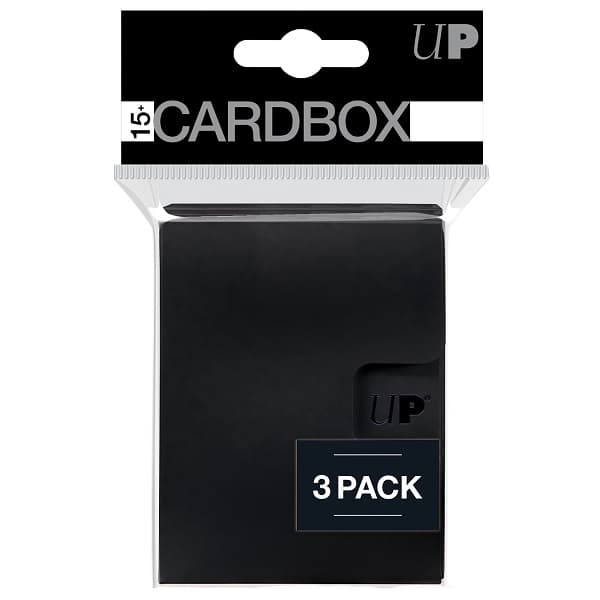 Deck Box - Card Box PRO 15+ (3-Pack): Black - Ultra Pro #85495