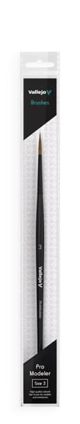 Vallejo - Brush Round - Natural Hair No.3