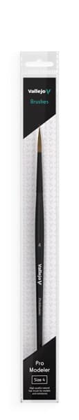 Vallejo - Brush Round - Natural Hair No.4