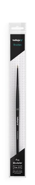 Vallejo - Brush Round - Natural Hair No.3/0