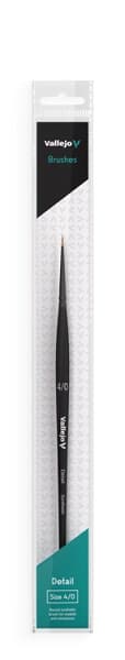Vallejo - Brush Round - Synthetic Hair No.4/0
