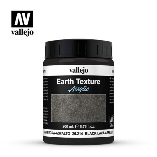 Vallejo - Diorama Effects: Black Lava-Asphalt - (200 ml.)