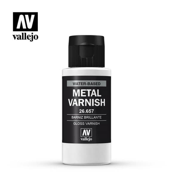 Vallejo – Primer: Gloss Metal Varnish - (60 ml.)