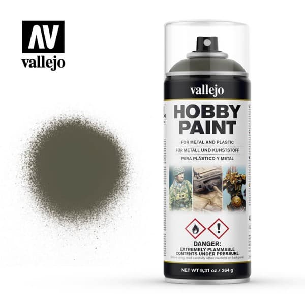 Vallejo - Hobby Paint Primer Sprays: Russian Green 4BO - 400ml