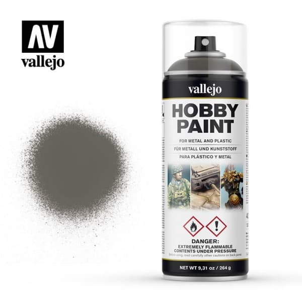 Vallejo - Hobby Paint Primer Sprays: German Field Grey - 400ml