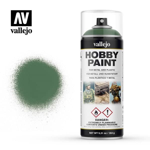 Vallejo - Hobby Paint Primer Sprays: Sick Green - 400ml