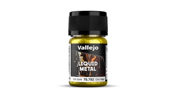 Vallejo Maling - Model Color: Liquid Gold - Old Gold (Alcohol Based) - 35 ml.