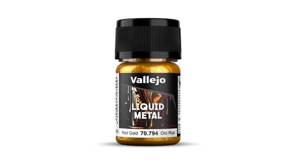 Vallejo Maling - Model Color: Liquid Gold - Red Gold (Alcohol Based) - 35 ml.