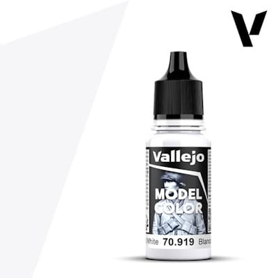 Vallejo Maling - Model Color: Cold White - 18ml