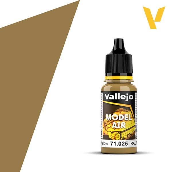 Vallejo Maling - Model Air: Dark Yellow RAL7028 - 17ml