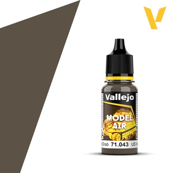 Vallejo Maling - Model Air: US Olive Drab - 17ml