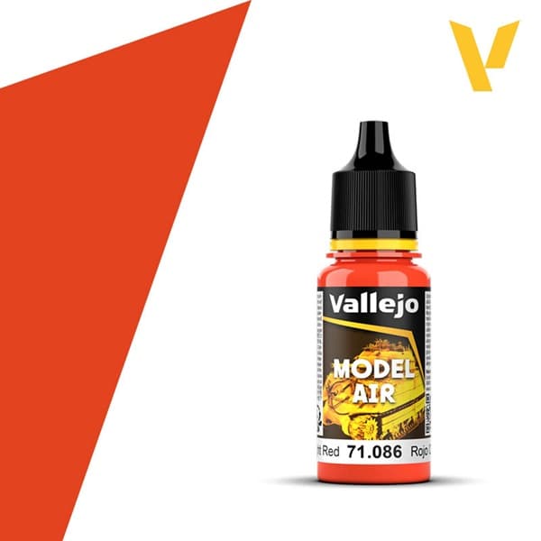 Vallejo Maling - Model Air: Light Red - 17ml