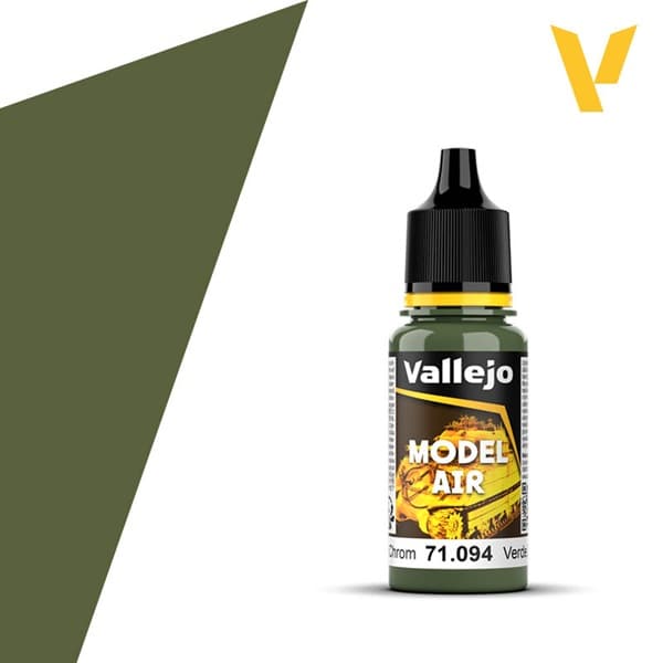 Vallejo Maling - Model Air: Green Zinc Chromate - 17ml