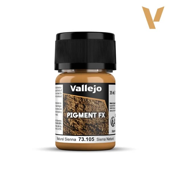 Vallejo - Pigments - Natural Sienna - 35ml.