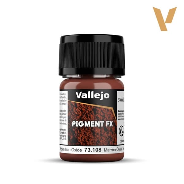 Vallejo - Pigments - Brown Iron Oxide - 35ml.