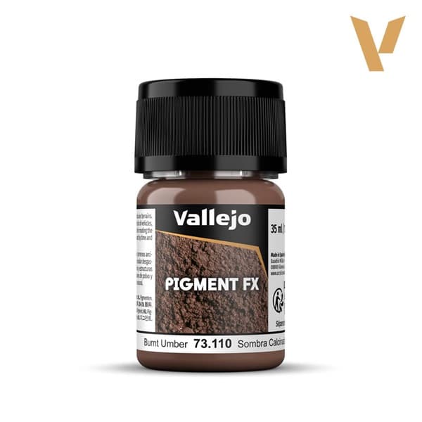Vallejo - Pigments - Burnt Umber - 35ml.