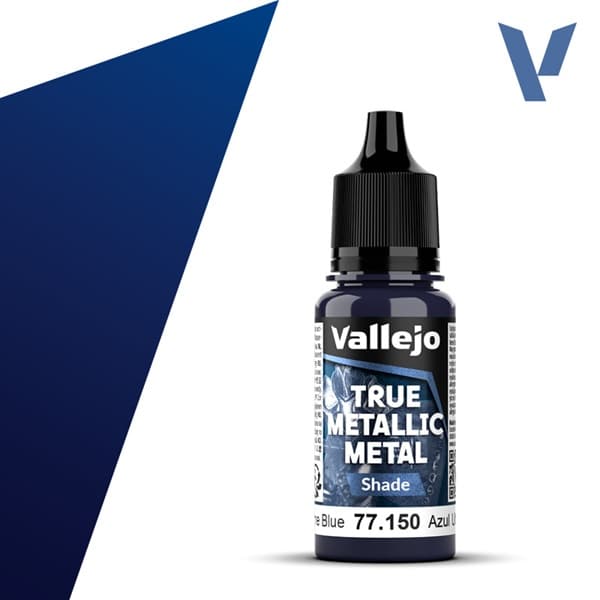 Vallejo Maling - True Metallic Metal: Shade - Ultramarine Blue - 18ml