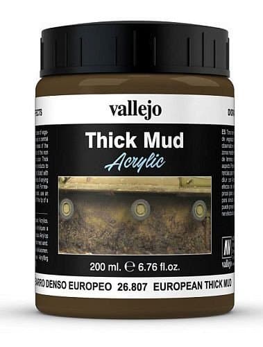 Vallejo - Diorama Effects: Thick Mud - European (200 ml.)