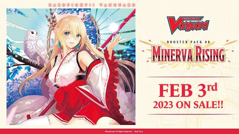 Cardfight!! Vanguard CCG D will+Dress Set 08: Minerva Rising Booster Box (Display) 16 Pakker - Engelsk