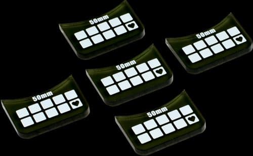 WARMACHINE & HORDES Mk II: Large-Base Wound Markers (5) - PIP-91084