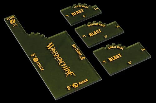 WARMACHINE Mk II: Quick Measuring Set (4) - PIP-91085