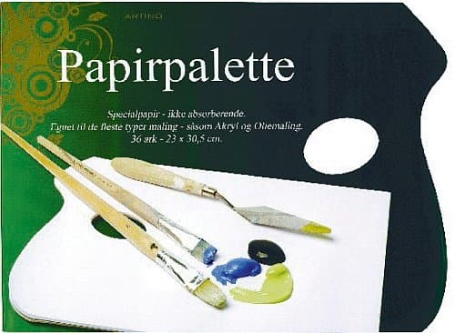 Maletilbehør - Artino - Paper Palettes/Papirpaletter (36 ark)