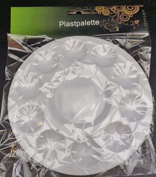 Maletilbehør - Artino - Plastic Palette: Round, 11 Holes (1 Palette)